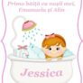 personalizare prima baita fete roz