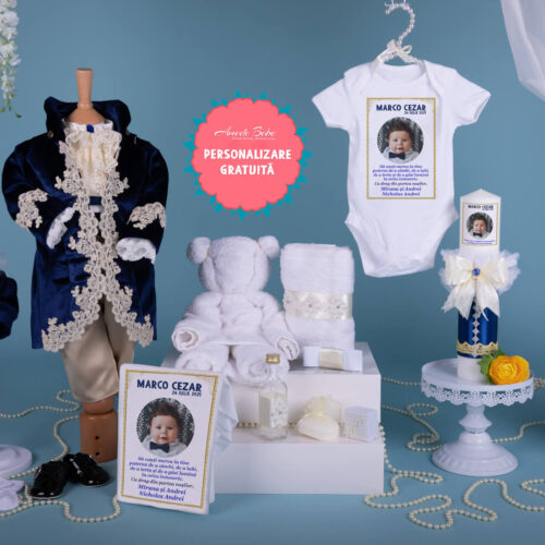 Trusou Botez Baiat Fabrizio Bleumarin • AmedeBebe.com