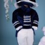 Trusou de Botez Redingota Bleumarin set complet