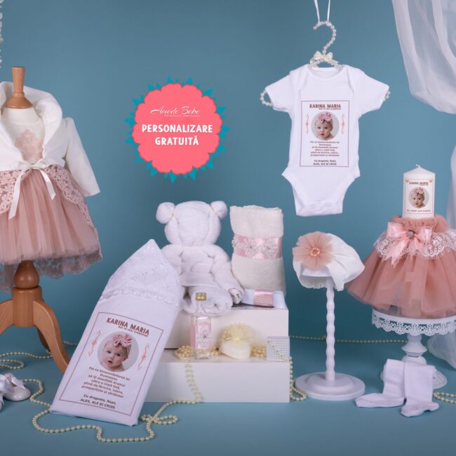 Trusou Botez Fata Prințesa Margueritte Roz • AmedeBebe.com