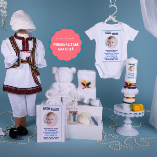 Trusou Botez Baiat Micul Românaș Traditional • AmedeBebe.com