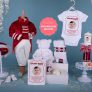 Trusou Botez Baiat Redingotă Rosu • AmedeBebe.com