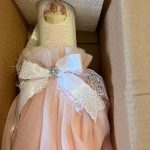 SET TRUSOU BOTEZ FATA ROZ CAROLINE  0-24 luni "Deluxe" 19 piese photo review