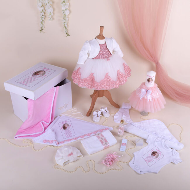 Set Botez Fata Complet Milla Trusou 18 Piese • AmedeBebe.com