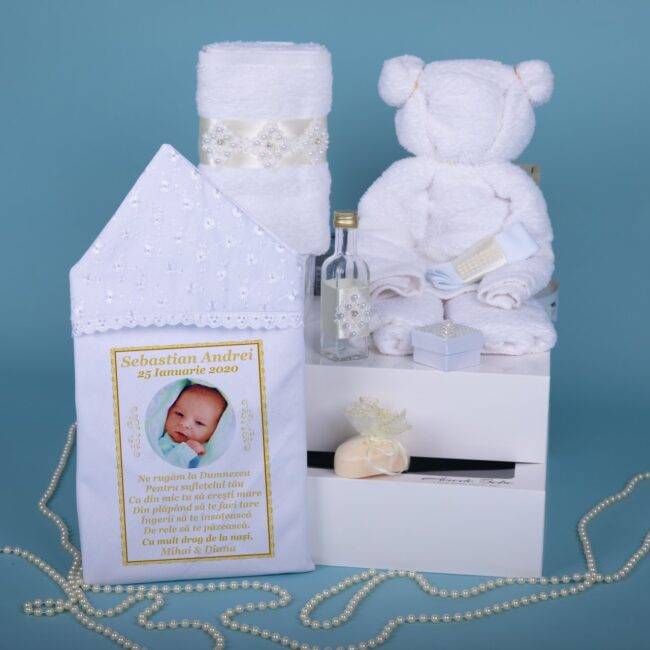Trusou Biserică Botez Unisex - Gold - Amede Bebe SRL