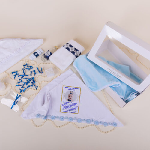 Trusou Biserică Botez Baiat Culoare Bleumarin - Amede Bebe SRL