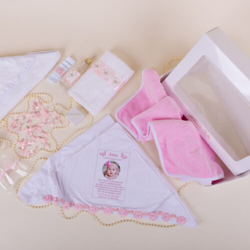Trusou Biserică Botez Deluxe Roz - Amede Bebe SRL