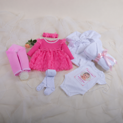 Set Fetiță ROZ Barbie – Băița de a 2-a Zi dupa Botez